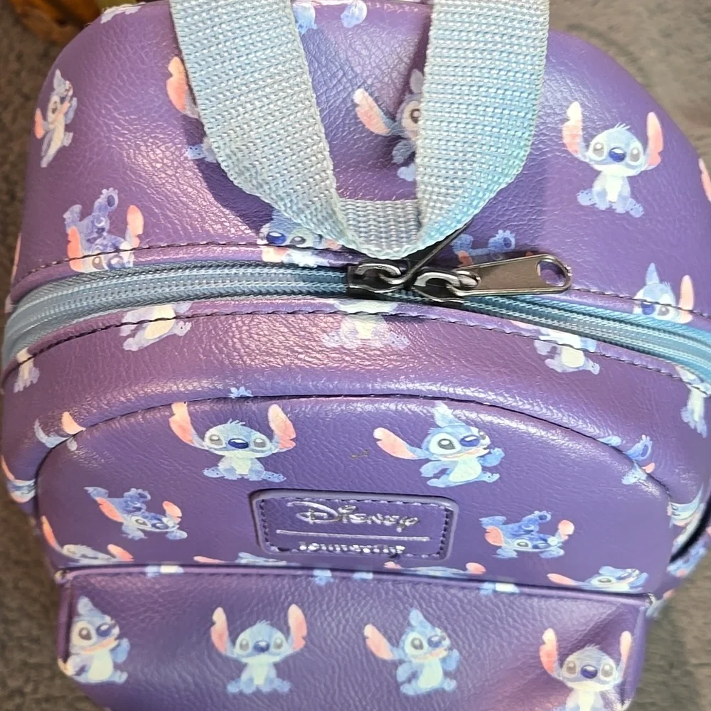 Loungefly Disney Lilo & Stitch Poses Mini Backpack Bag With Pineapple Charm